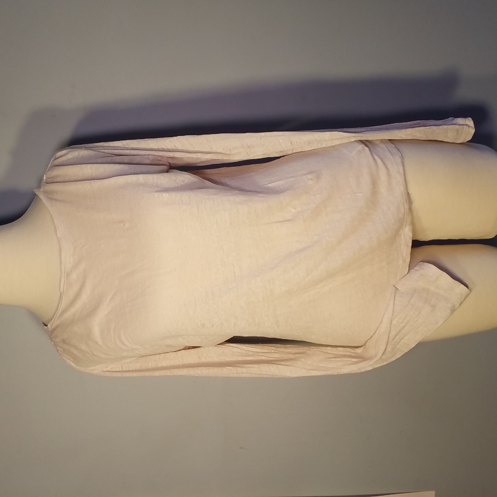 3/$25 GAP LINEN Long Sleeve TOP M LACE BACK